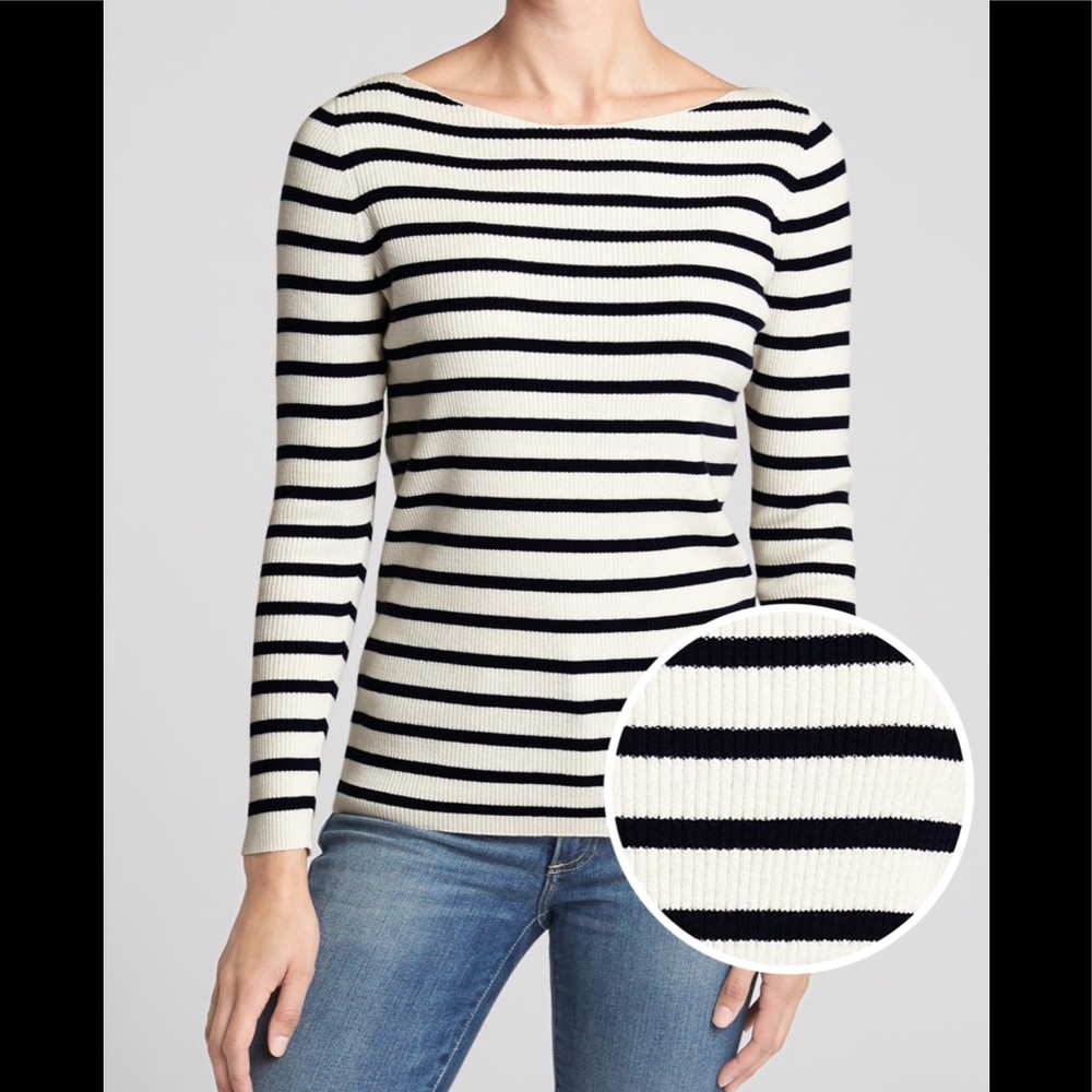 Gap Ribbed Boatneck Sweater